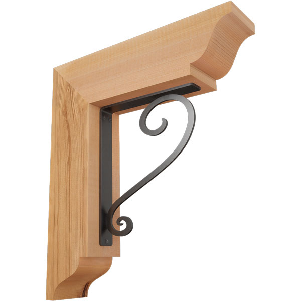 Ekena Millwork BKTI0404X16X18SC1SED02