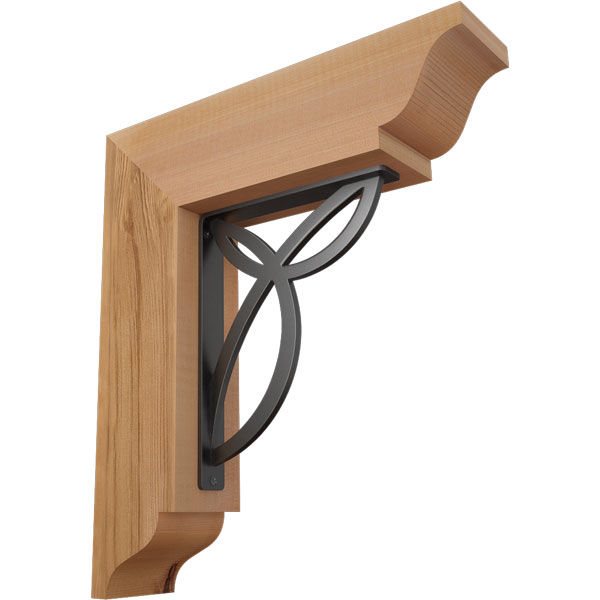 Ekena Millwork BKTI0404X16X18SC1SVE02