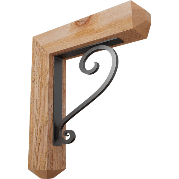 Ekena Millwork BKTI0404X20X23RC4TED08