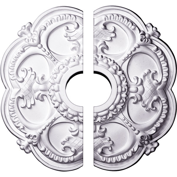 Ekena Millwork 30 In. X 1-1/4 In. Nexus Urethane Ceiling Medallion Fits Canopies Up