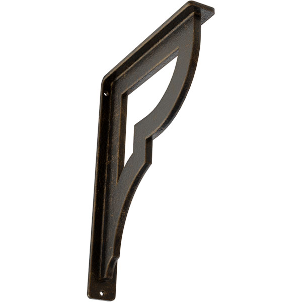 Ekena Millwork BKTM01X07X10SBRABS