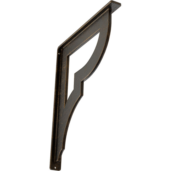 Ekena Millwork BKTM01X12X15SBRABS