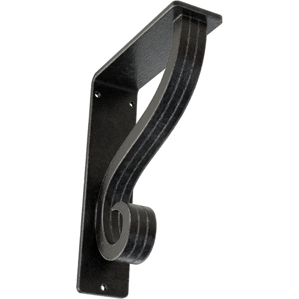Ekena Millwork Alexandria Rope Corbel - 9.5"W X 5.5"D X 17.38"H White Urethane