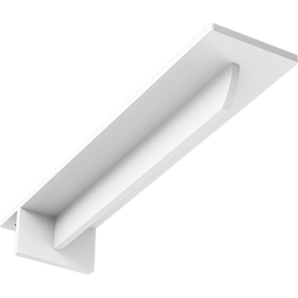 Ekena Millwork BKTM03X14X02HEPWH