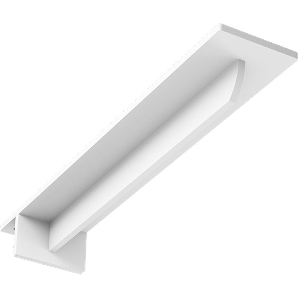 Ekena Millwork BKTM03X16X02HEPWH