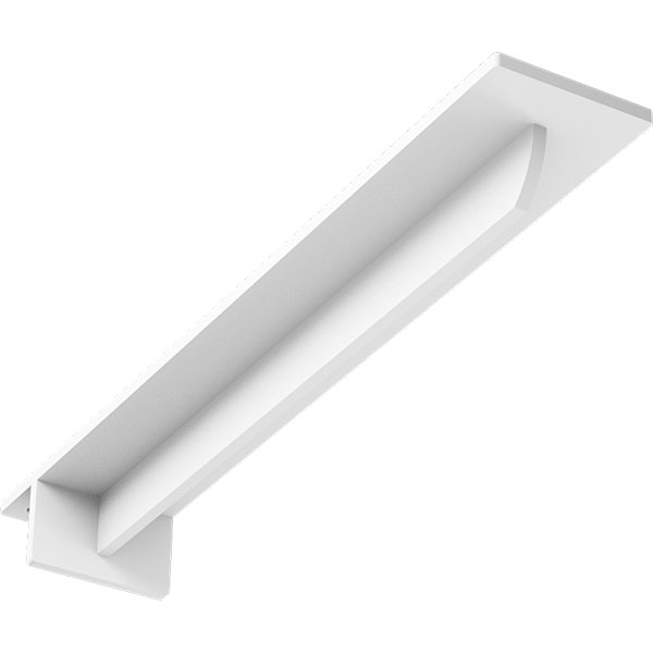 Ekena Millwork BKTM03X18X02HEPWH