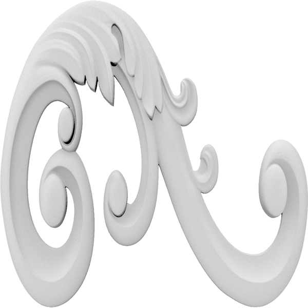 Ekena Millwork ONLC045X045BLBUF-L