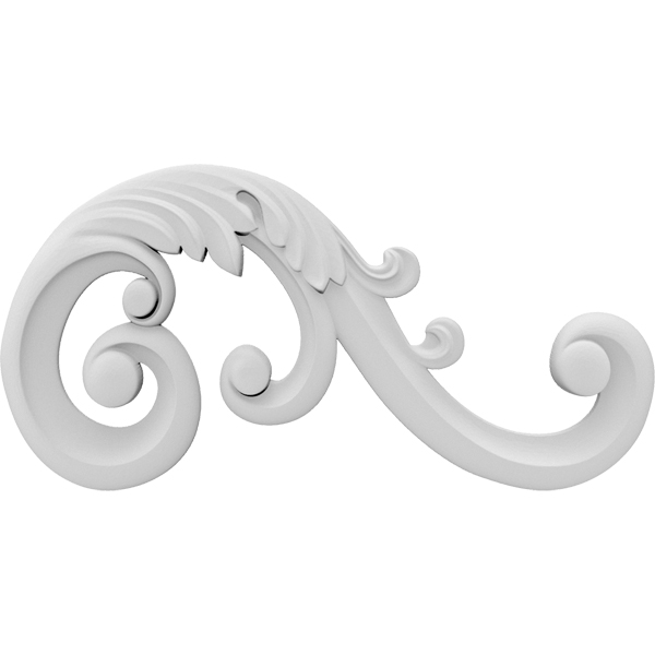 Ekena Millwork ONLC090X045BLBUF-L