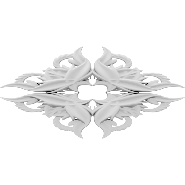 Ekena Millwork ROSC040X020SILUF