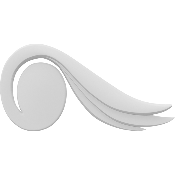 Ekena Millwork ONLC090X045LUCUF-R