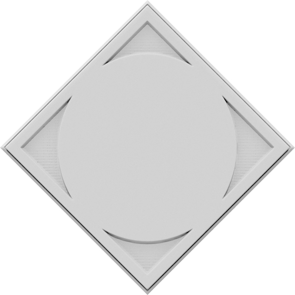 Ekena Millwork ONLC075X075BKLUF