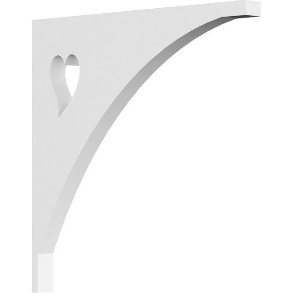 Ekena Millwork BKTP01X08X08WN
