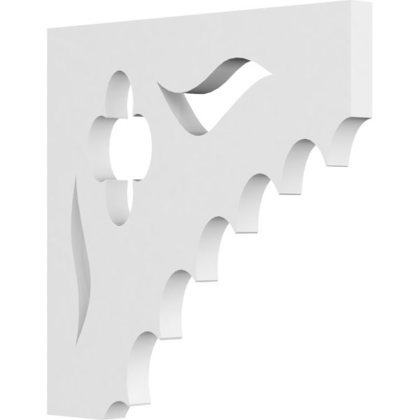 Ekena Millwork BKTP01X08X08WE