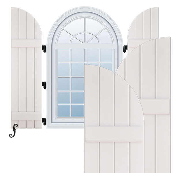 Ekena Millwork ARW101BQ414X41WHH