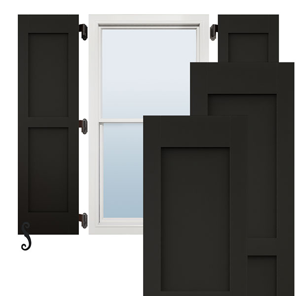 Ekena Millwork RW101FP15X45BLH