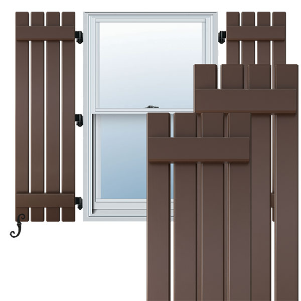 Ekena Millwork ARW101SB415X68TBH