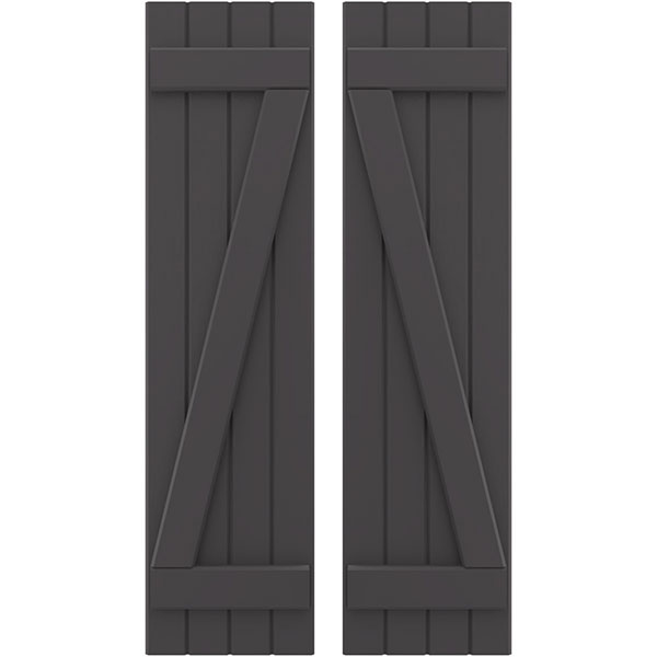 Ekena Millwork ARW102BB414X33SMH