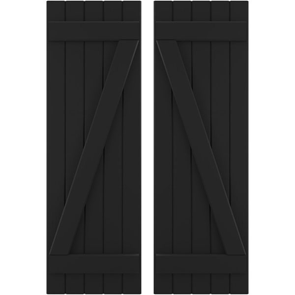 Ekena Millwork ARW102BB518X45BLH