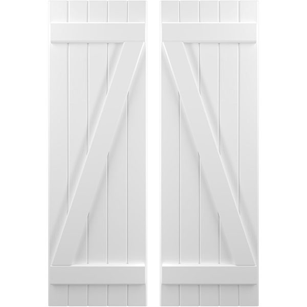 Ekena Millwork ARW102BB518X71WHH