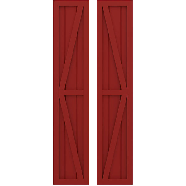 Ekena Millwork ARW102BF311X80BRH