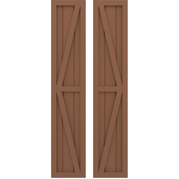 Ekena Millwork ARW102BF311X59BTH