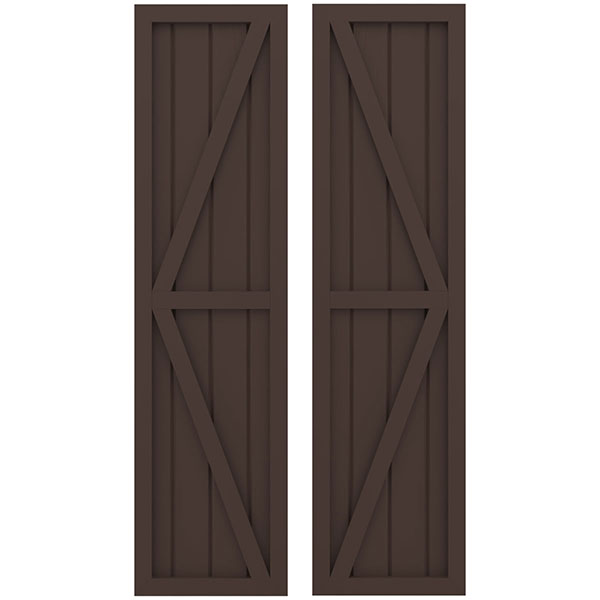 Ekena Millwork ARW102BF414X76TBH