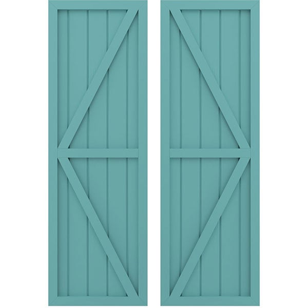 Ekena Millwork ARW102BF518X33PTH