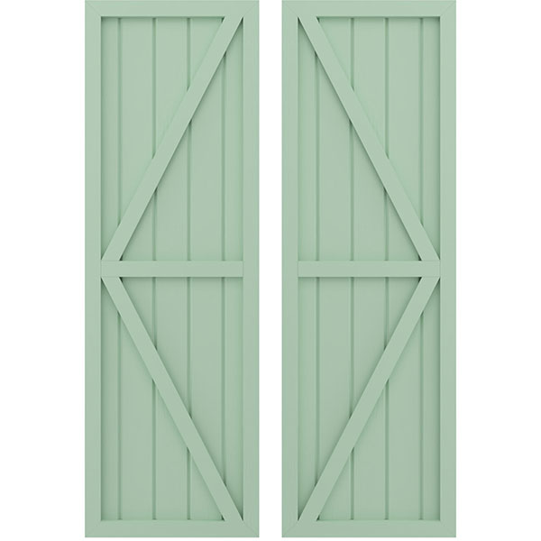 Ekena Millwork ARW102BF518X72SGH