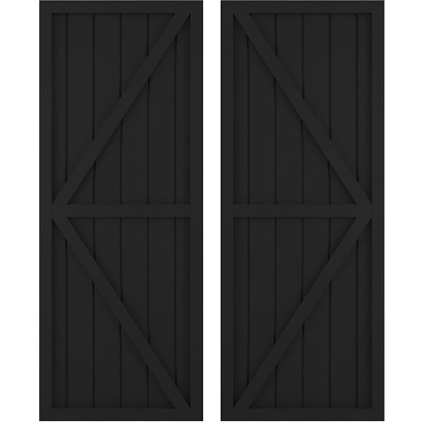 Ekena Millwork ARW102BF621X76BLH