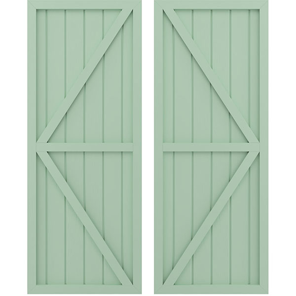 Ekena Millwork ARW102BF621X77SGH