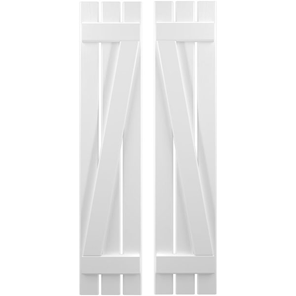 Ekena Millwork ARW102SB311X71WHH