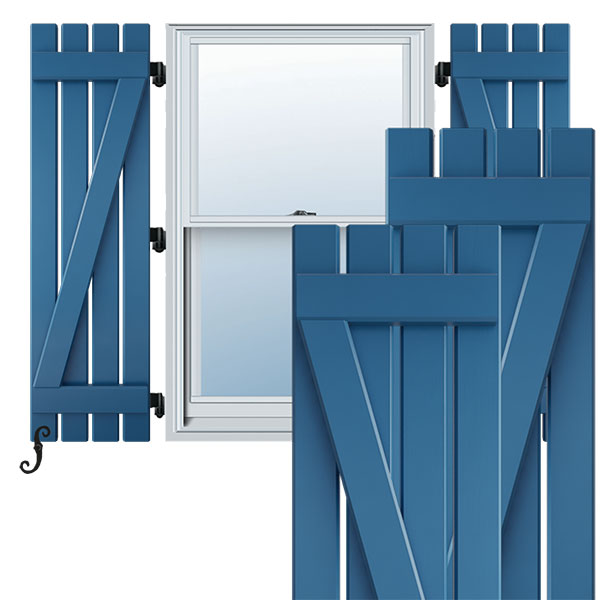 Ekena Millwork ARW102SB415X71HBH