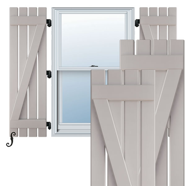 Ekena Millwork ARW102SB415X77PRH