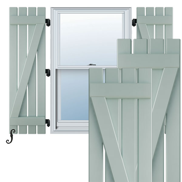 Ekena Millwork ARW102SB415X55SGH