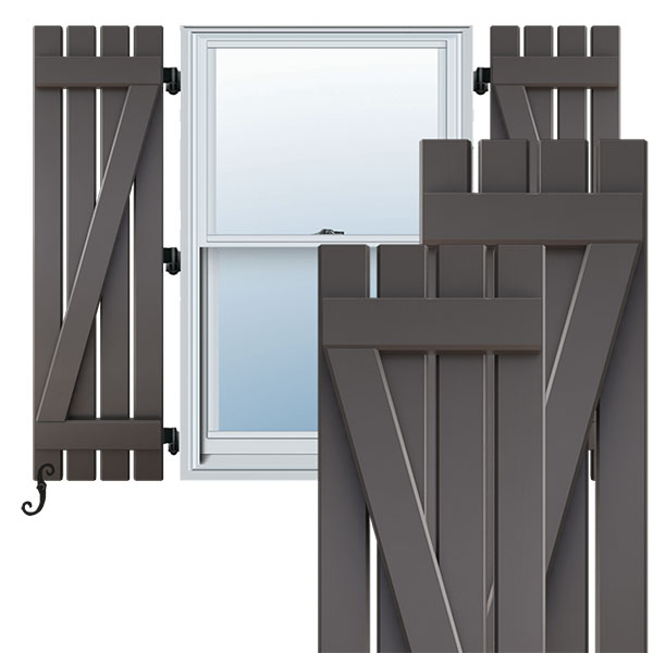 Ekena Millwork ARW102SB415X32SMH