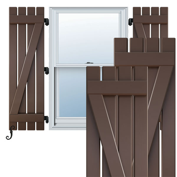 Ekena Millwork ARW102SB415X71TBH