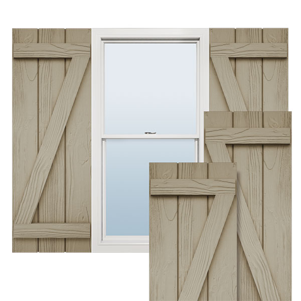 Ekena Millwork SHUBJZ16X76SDPR