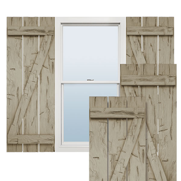 Ekena Millwork SHUBSZ17X76HHPR