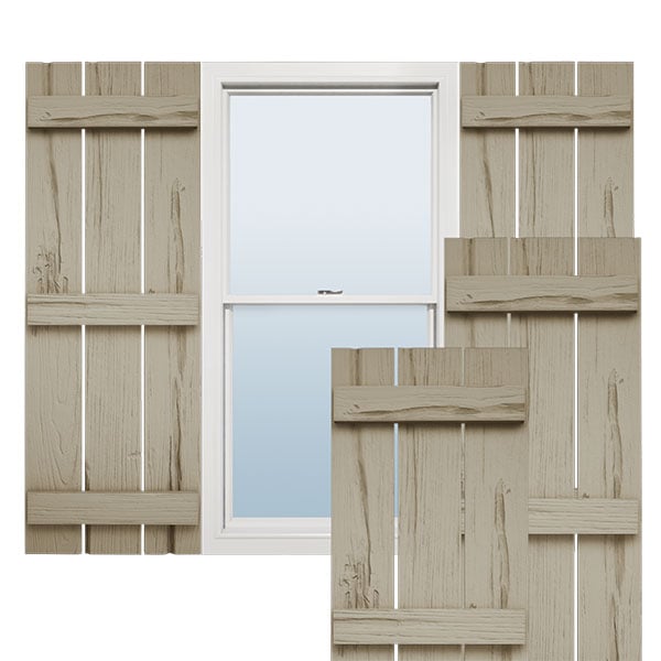 Ekena Millwork SHUBSS17X76RWPR