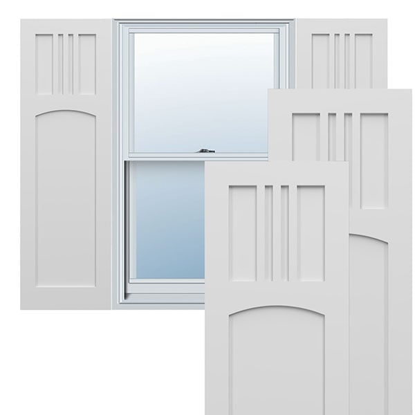 Ekena Millwork TFP001SM18X025WH