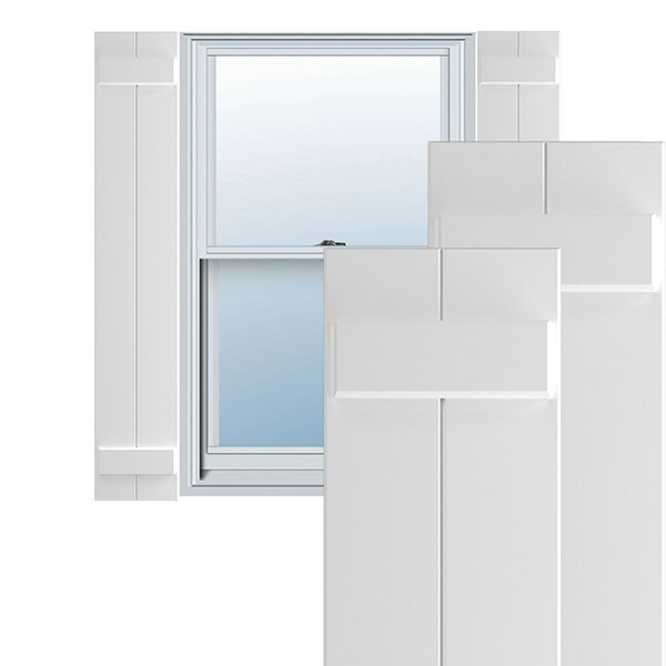 Ekena Millwork TFP101BBF11X032WH
