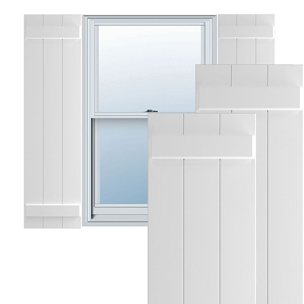Ekena Millwork TFP101BBF16X080WH