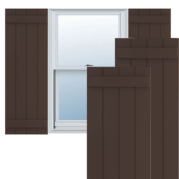 Ekena Millwork TFP101BBF21X063TB