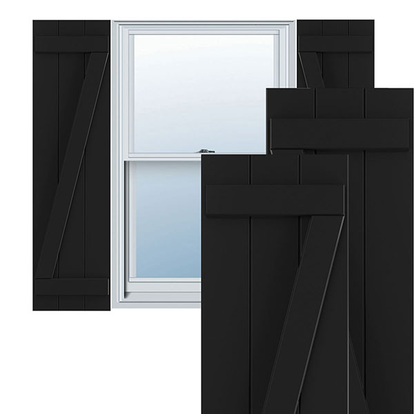 Ekena Millwork TFP102BBF16X079BL