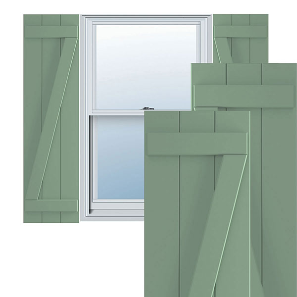 Ekena Millwork TFP102BBF16X044TG