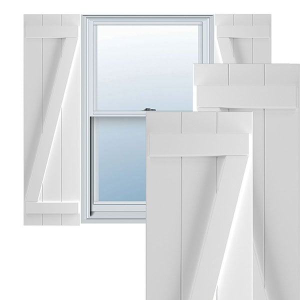 Ekena Millwork TFP102BBF16X034WH