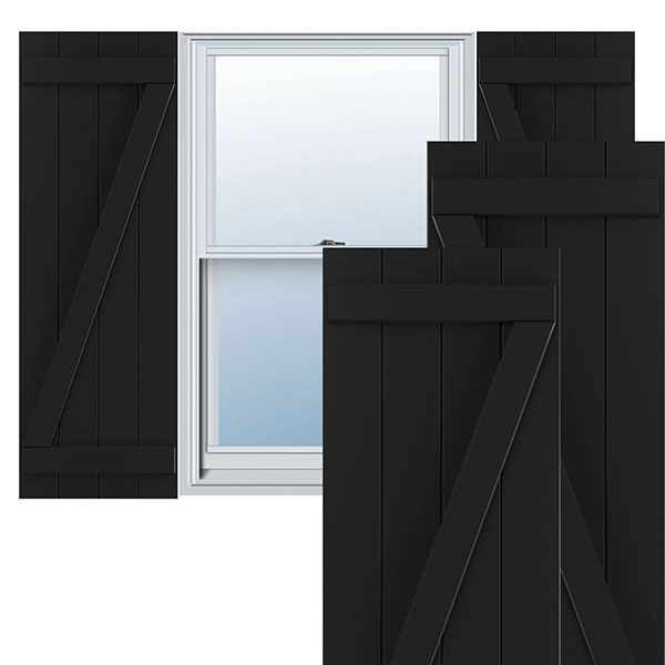 Ekena Millwork TFP102BBF21X044BL