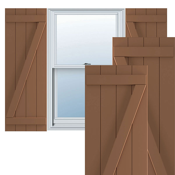 Ekena Millwork TFP102BBF21X033BT