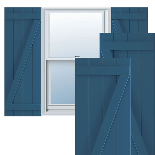 Ekena Millwork TFP102BBF21X080HB