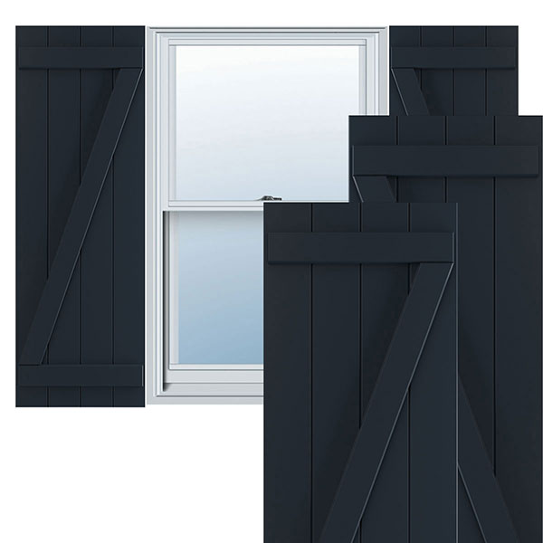 Ekena Millwork TFP102BBF21X044OB